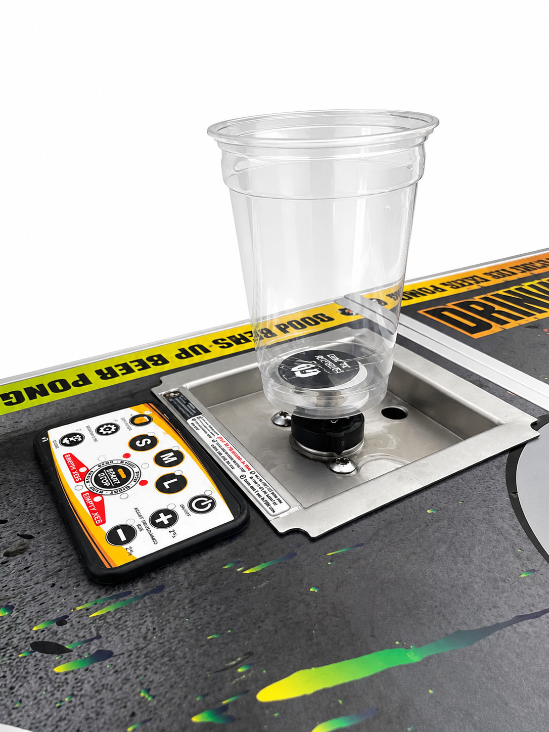 Cup holder and remote