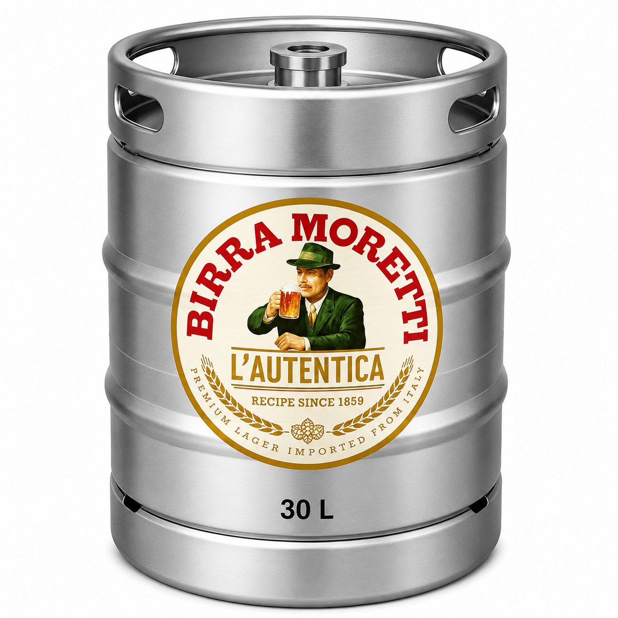 Birra Moretti 4.6% abv (30L) 52 Pints